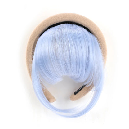 Front Hair Bangs Hair Synthetic Extensions With Magic Paste hair Bands Bangs Wigs Synthetic Wigs Headband for Halloween