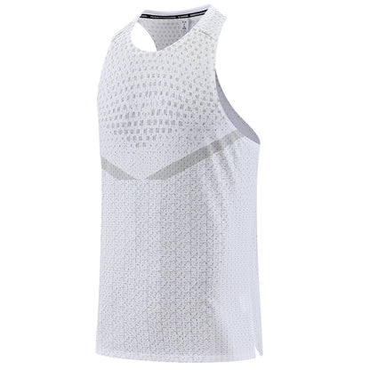 Men Gym Vest Breathable Mesh track and field Summer Cool Beach Travel Undershirt Basketball Training Fashion Running Tanks Top