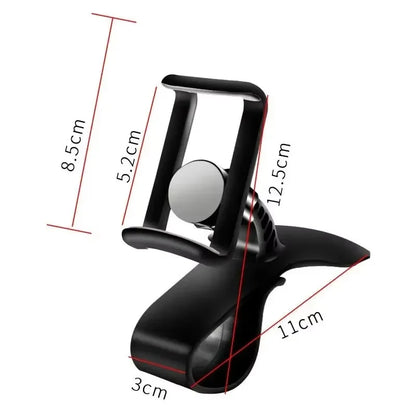 Suporte giratório 360 para celular automotivo, suporte universal para painel de carro, suporte para aderência automática, suporte fixo para celular