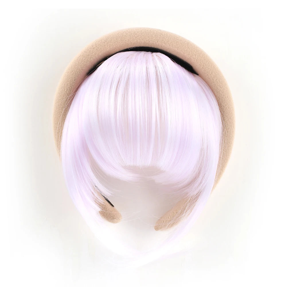 Front Hair Bangs Hair Synthetic Extensions With Magic Paste hair Bands Bangs Wigs Synthetic Wigs Headband for Halloween