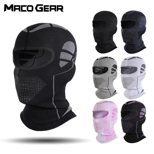 Breathable Motorcycle Balaclava Face Cover Winter Ski Windproof Mask High Stretchy Helmet Hood Cold Weather Cycling Bike Scarf