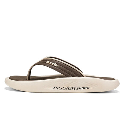 Outdoor Anti-skid Lightweight Mens Flip Flop Summer Casual Men’s Beach Shoes Classic Style Trendy Cozy Holiday Sandals for Man