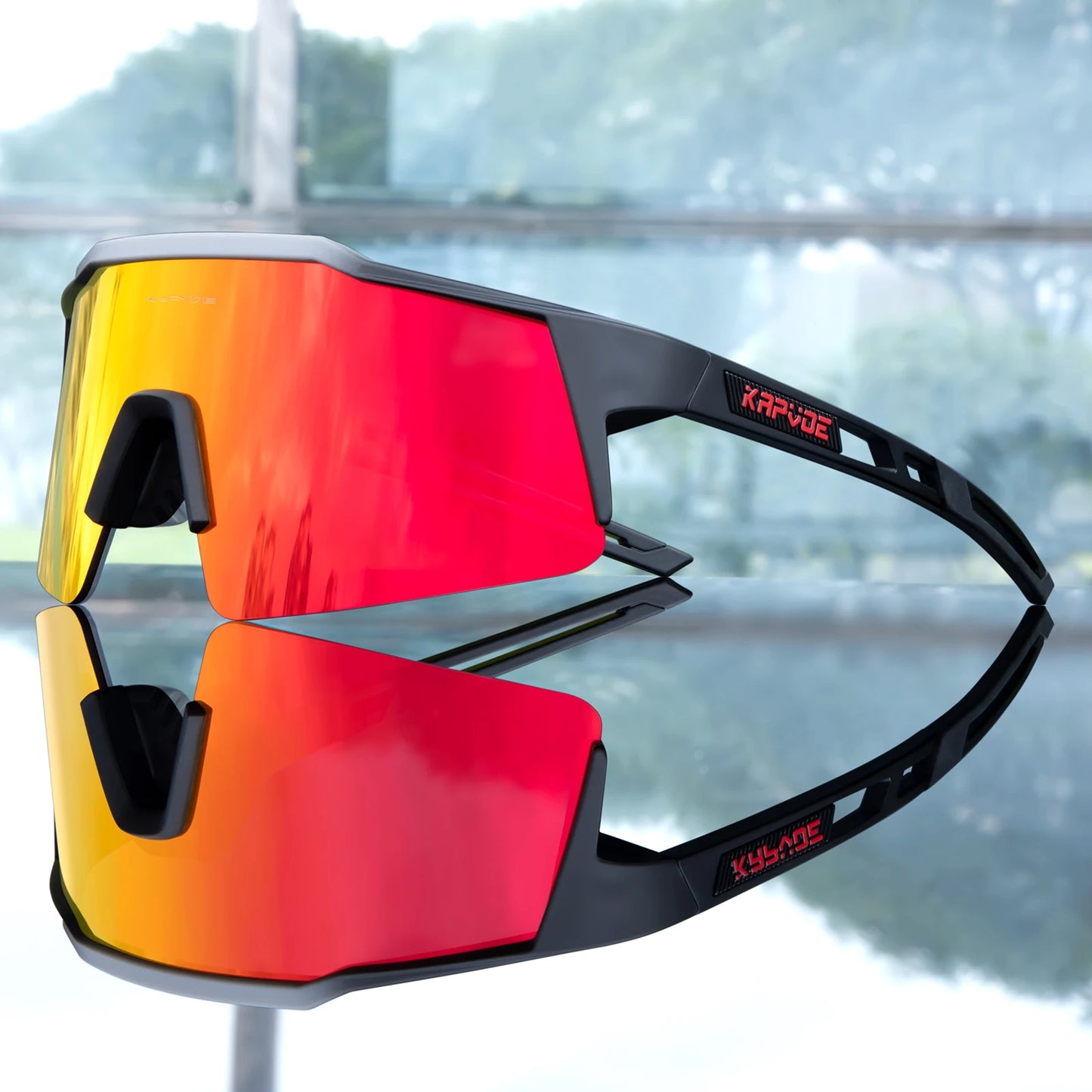 Kapvoe Bike Sunglasses Cycling Glasses for Man MTB Goggles Women Outdoor Camping Hiking Sports  UV400 Riding Bicycle Eyewear