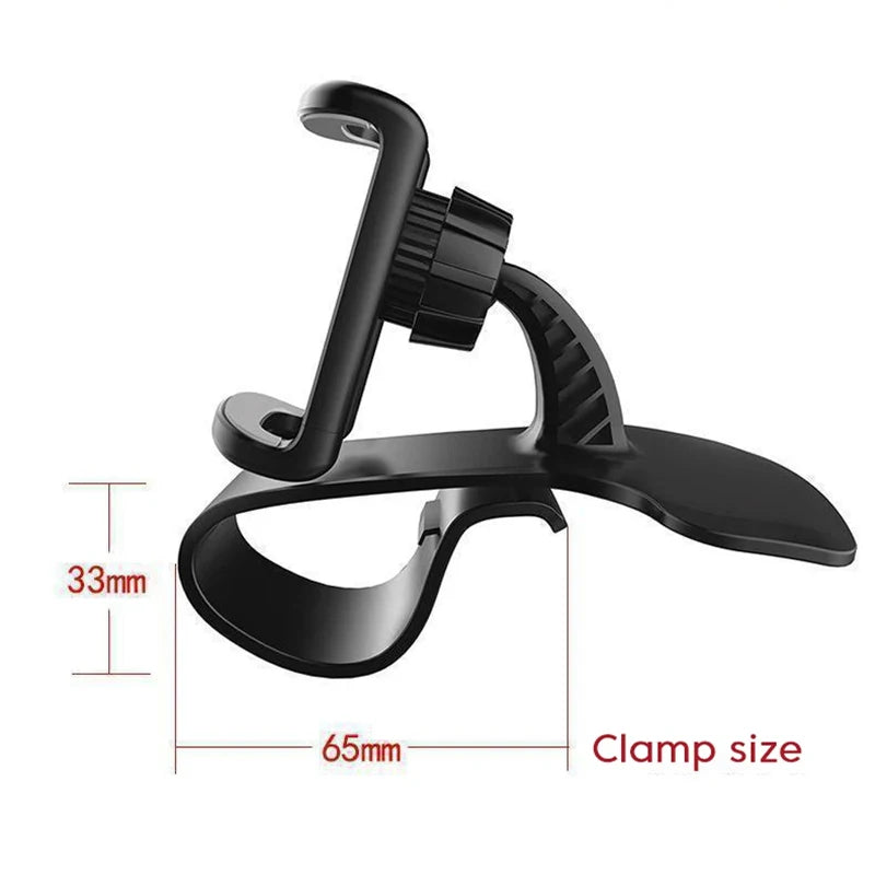 Suporte giratório 360 para celular automotivo, suporte universal para painel de carro, suporte para aderência automática, suporte fixo para celular
