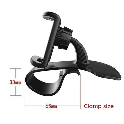 Suporte giratório 360 para celular automotivo, suporte universal para painel de carro, suporte para aderência automática, suporte fixo para celular