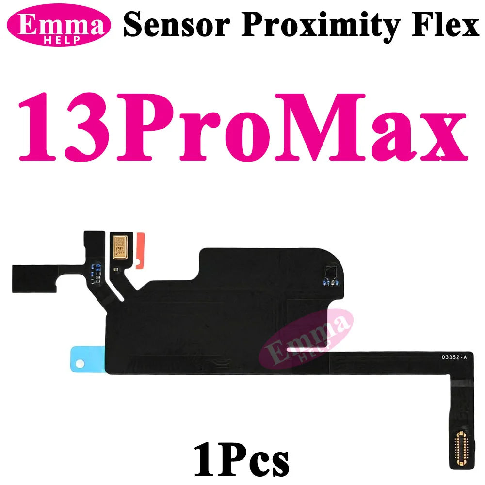 Original Earpiece Sensor Proximity Flex Cable Light for iPhone 13 Pro Max 15 14 Plus Mini Mic Ear Speaker Microphone Repacement