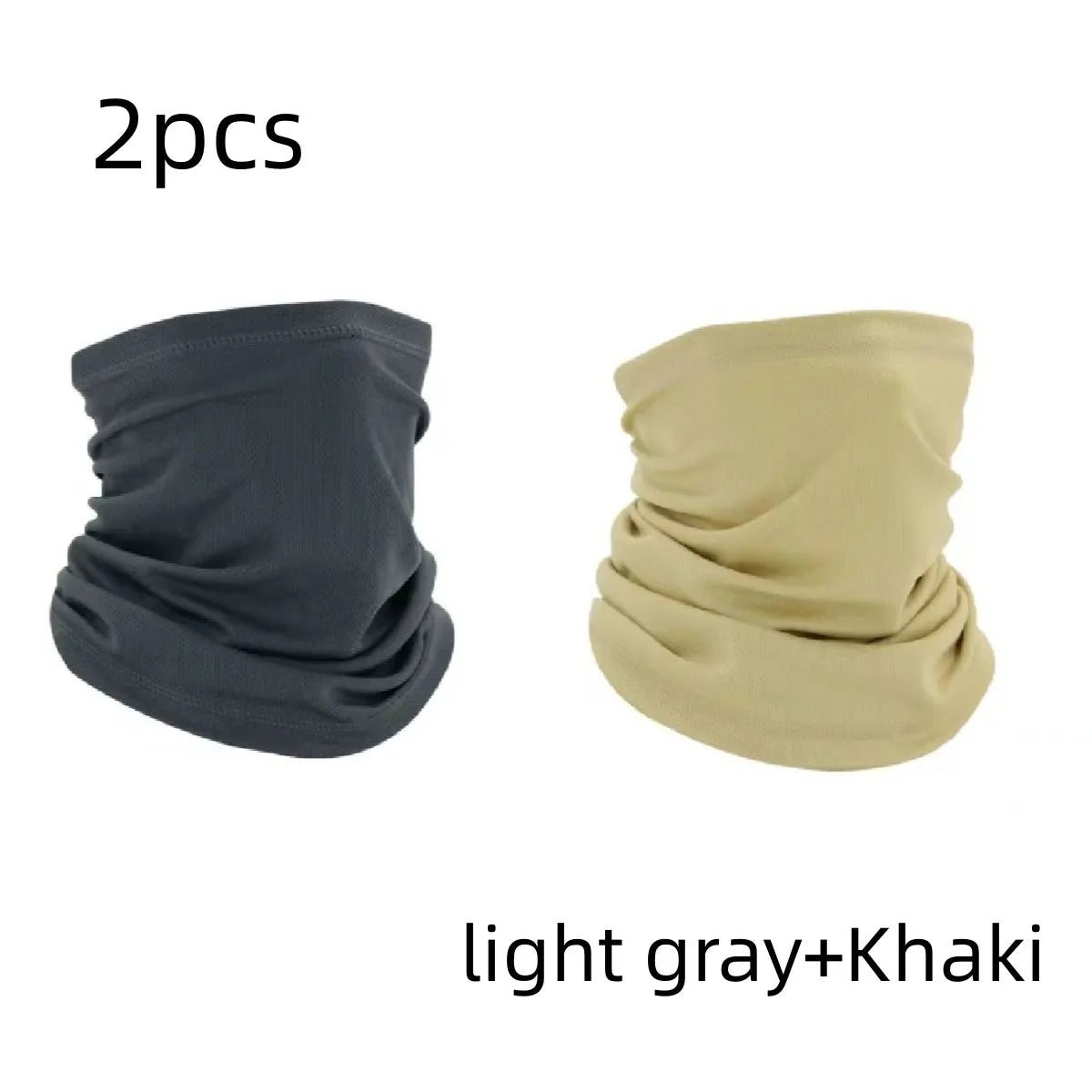 Men Windproof Neck Gaiter Elastic Tube Scarf Ear Cover Male Head Scarves Half Face Sun Ring Headscarf Headband Bandana