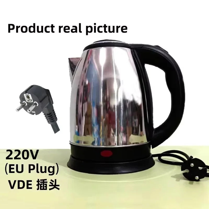 Electric Kettle 2L Hot Water Kettle Stainless Steel Electric Teapot Coffee Tea Beverage Boiler Electric Water Heater 220v/230v
