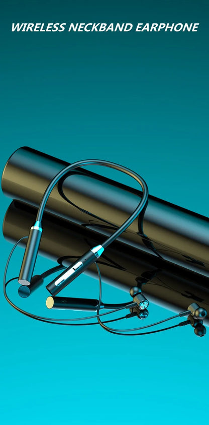 K58 Wireless Earphones Bluetooth 5.3 Neckband Headphones Gaming LED Display HIFI Headset Sports TWS Earbuds With Mic TF Card