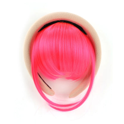 Front Hair Bangs Hair Synthetic Extensions With Magic Paste hair Bands Bangs Wigs Synthetic Wigs Headband for Halloween