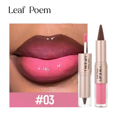 Tapered Lip Liner Lipstick Pen Matte Black Brown Velvet Lipstick Outline Contour Lipliner Water Mirror Moisturizing Lipgloss