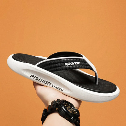 Outdoor Anti-skid Lightweight Mens Flip Flop Summer Casual Men’s Beach Shoes Classic Style Trendy Cozy Holiday Sandals for Man