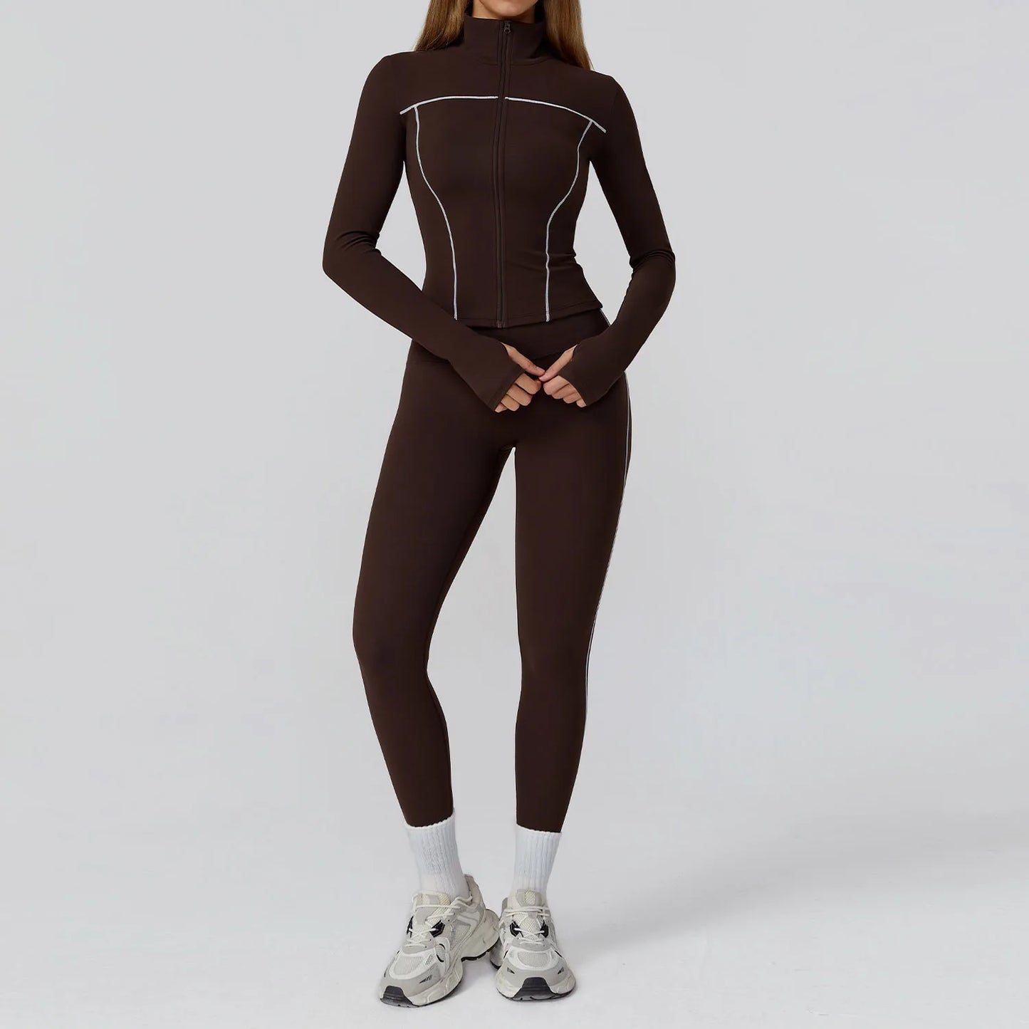 Yoga Set 2/3PCS Sports Outfits Women Clothes Fitness Tracksuit Gym Legging Workout Long Sleeved Female Bra Yoga Suit Sportswear