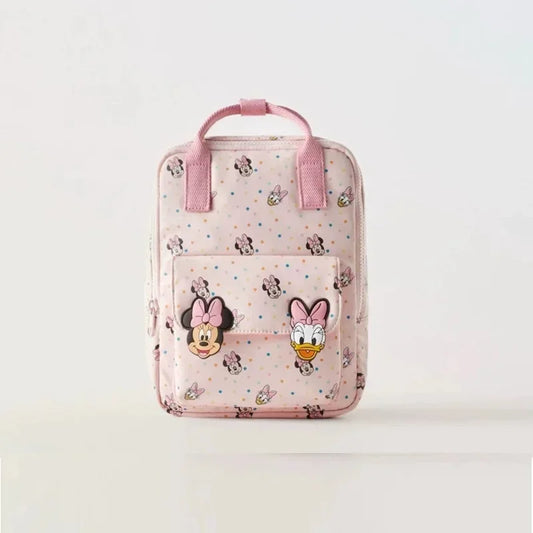 Fashion Children Bags Baby Minnie Mouse Printed Backpack Kindergarten Cartoon Schoolbag