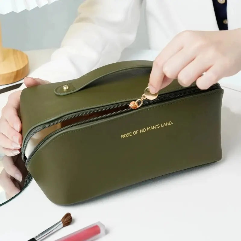 Makeup Organizer Female Toiletry Kit Bag Make Up Case Storage Pouch Luxury Lady Box, Cosmetic Bag, Organizer Bag For Travel Zipp