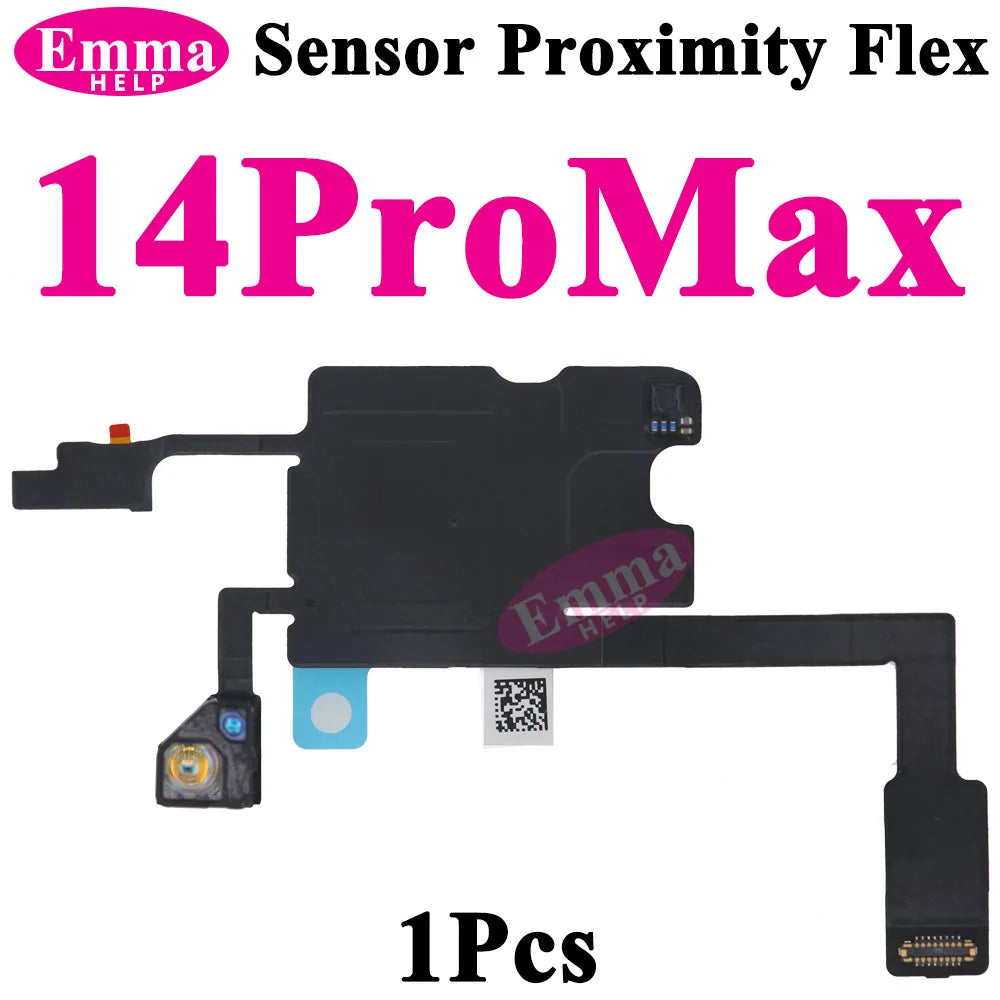 Original Earpiece Sensor Proximity Flex Cable Light for iPhone 13 Pro Max 15 14 Plus Mini Mic Ear Speaker Microphone Repacement