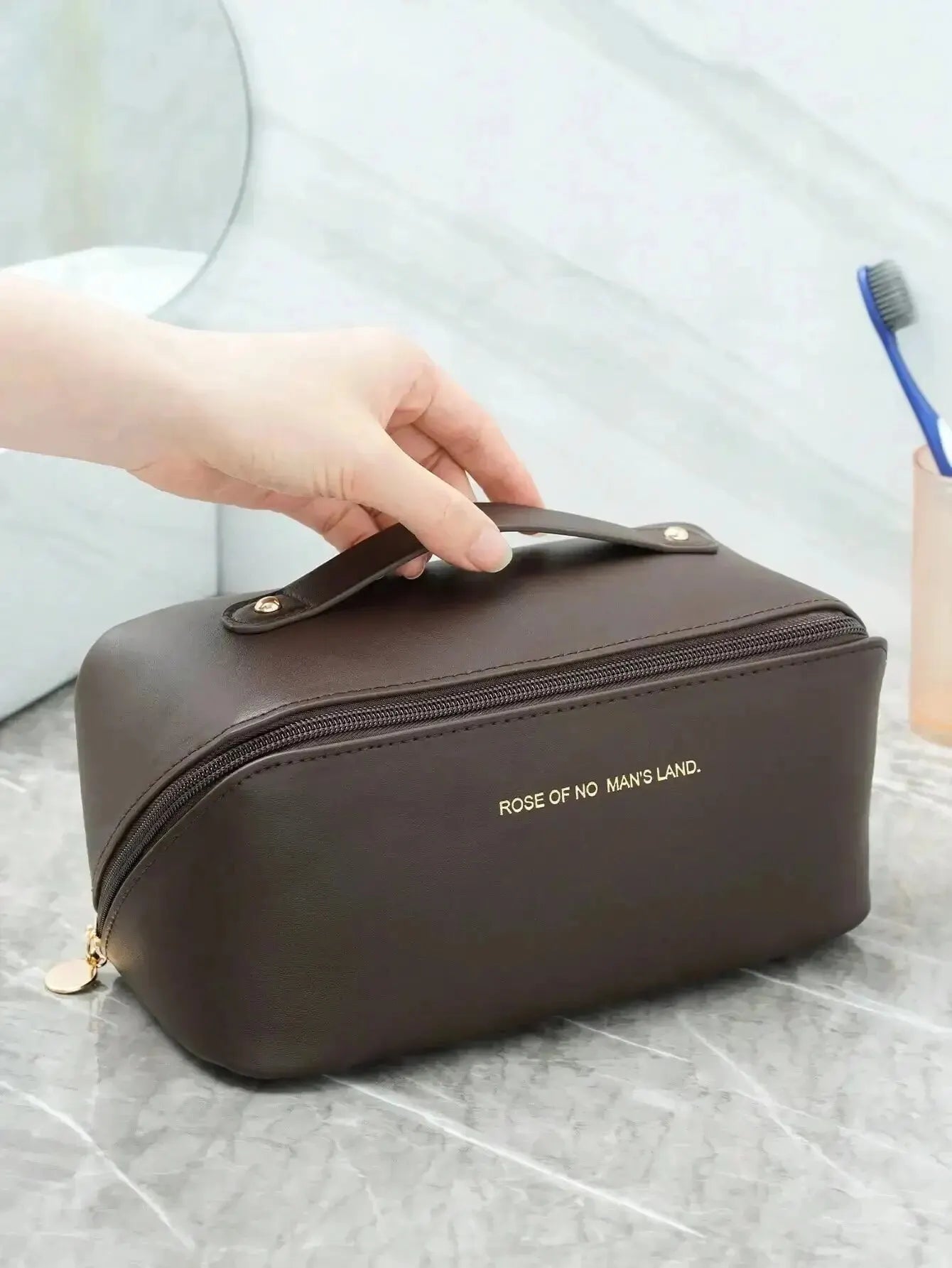 Makeup Organizer Female Toiletry Kit Bag Make Up Case Storage Pouch Luxury Lady Box, Cosmetic Bag, Organizer Bag For Travel Zipp