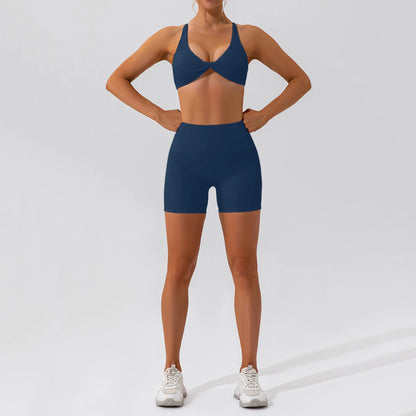 2PCS Yoga Suit Sports Set Women Quick-Drying Gym Set Women Tracksuit Running Workout Long Sleeve Sports Shirt Yoga Clothing