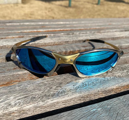 MTB Man Polarized Sunglasses Cycling Glasses UV400 Fishing Sunglasses Metal Bicycle Goggles Cycling Eyewear Riding Glasses H8-7