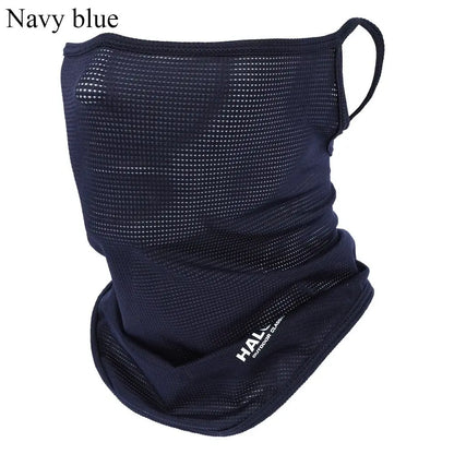 Summer Ice Silk Sun Protection Bike Mask Full Face Mask Balaclava Breathable Sun UV Protection Outdoor Sport Cycling Men Women