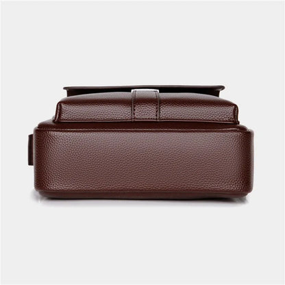 Men's Genuine Leather Crossbody Shoulder Bags High quality Tote Fashion Business Man Messenger Bag Leather Bags fanny pack