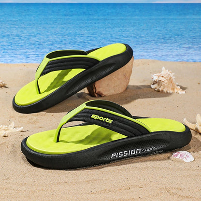 Outdoor Anti-skid Lightweight Mens Flip Flop Summer Casual Men’s Beach Shoes Classic Style Trendy Cozy Holiday Sandals for Man