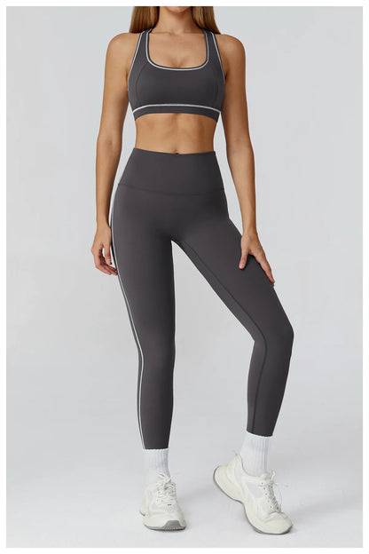 Yoga Set 2/3PCS Sports Outfits Women Clothes Fitness Tracksuit Gym Legging Workout Long Sleeved Female Bra Yoga Suit Sportswear