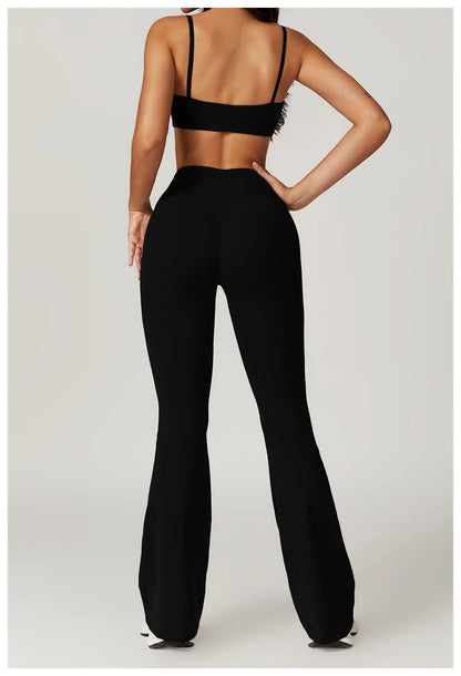 Women Sportswear Yoga Set 2PCS Sport Suit Gym Workout Clothes Short Sleeve Gym Crop Top High Waist Leggings Fitness Sports Wear