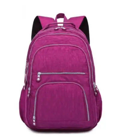 Women's Stylish Small Travel Backpack Waterproof Back to School Girls Sac De Luxe Femme Luxury Brand Bag Mochila Impermeable