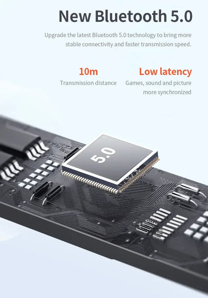 Original LP40 NEW Upgraded Wireless Bluetooth V5.0 Earphones Long Endurance Headphones Low Latency With IPX4 Waterproof Earbuds