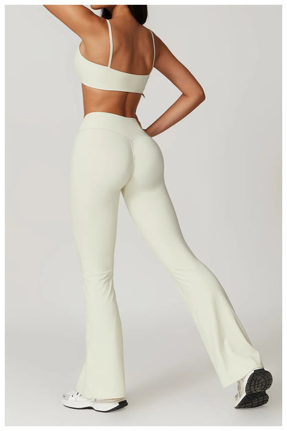 Women Sportswear Yoga Set 2PCS Sport Suit Gym Workout Clothes Short Sleeve Gym Crop Top High Waist Leggings Fitness Sports Wear