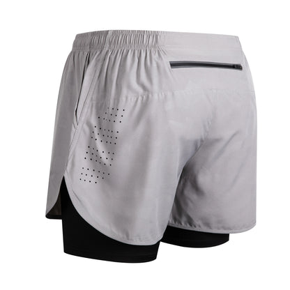 Gym Shorts Men Running Shorts with Liner Pockets Towel Loop Quick Dry Lightweight Workout Men's Breathable Athletic Sport Shorts