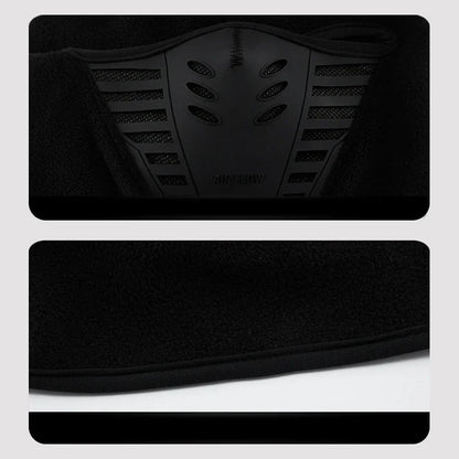 Motorcycle Mask Fleece Thermal Neck Full Face Mask Keep Warm Riding Balaclava Biker Ski Winter Windproof Dustproof Face Shield