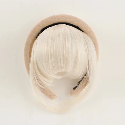Front Hair Bangs Hair Synthetic Extensions With Magic Paste hair Bands Bangs Wigs Synthetic Wigs Headband for Halloween