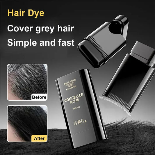 1PC Hair Comb Hair Color Comb Black Hair Disposable Hair Color Pen Hair Color Stick Temporary Cover Gray Hair Covering Artifacts