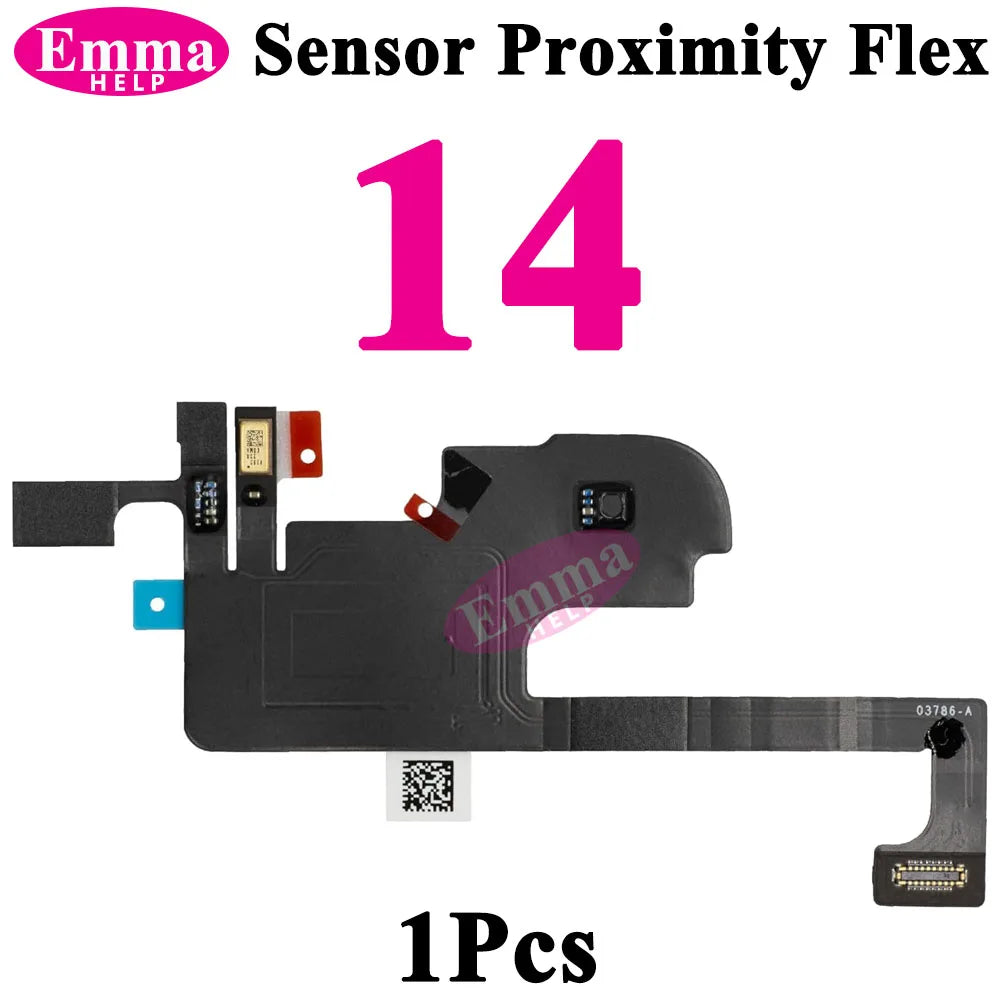 Original Earpiece Sensor Proximity Flex Cable Light for iPhone 13 Pro Max 15 14 Plus Mini Mic Ear Speaker Microphone Repacement