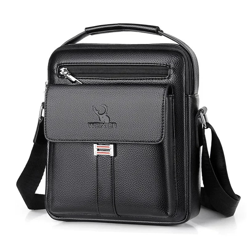 Men's Genuine Leather Crossbody Shoulder Bags High quality Tote Fashion Business Man Messenger Bag Leather Bags fanny pack