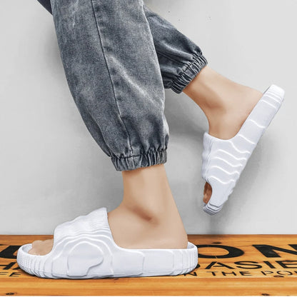 Indoor Outdoor Slippers For Men Women Summer Platform Shoes Soft EVA Anti-slip Couples Bathroom Beach Slides Leisure Sandals