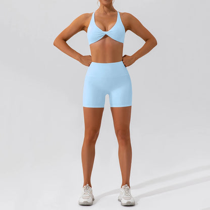 2PCS Yoga Suit Sports Set Women Quick-Drying Gym Set Women Tracksuit Running Workout Long Sleeve Sports Shirt Yoga Clothing