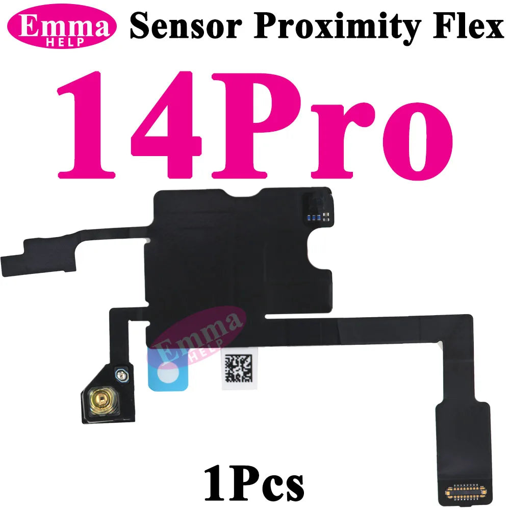 Original Earpiece Sensor Proximity Flex Cable Light for iPhone 13 Pro Max 15 14 Plus Mini Mic Ear Speaker Microphone Repacement