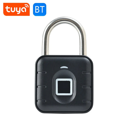 Fingerprint Lock Keyless with Tuya APP Fingerprint Padlock Waterproof Battery-powered for Cabinet Backpack Offices Bicycles