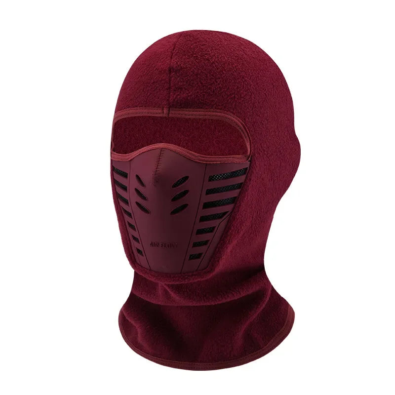 Motorcycle Mask Fleece Thermal Neck Full Face Mask Keep Warm Riding Balaclava Biker Ski Winter Windproof Dustproof Face Shield