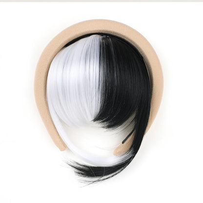 Front Hair Bangs Hair Synthetic Extensions With Magic Paste hair Bands Bangs Wigs Synthetic Wigs Headband for Halloween