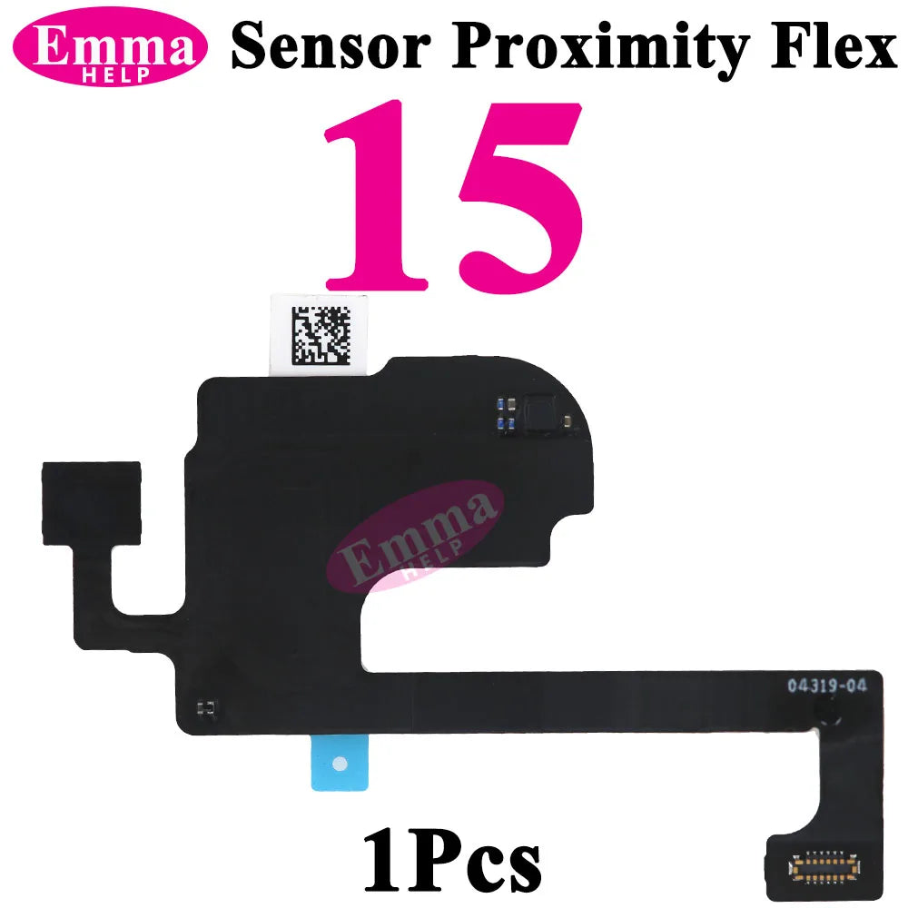 Original Earpiece Sensor Proximity Flex Cable Light for iPhone 13 Pro Max 15 14 Plus Mini Mic Ear Speaker Microphone Repacement