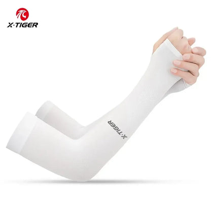 X-TIGER Ice Silk Arm Sleeves Sports Cycling Outdoor Travel Fitness Arm Sleeves Gloves Sleeves Arm Sleeves Cycling Accessories
