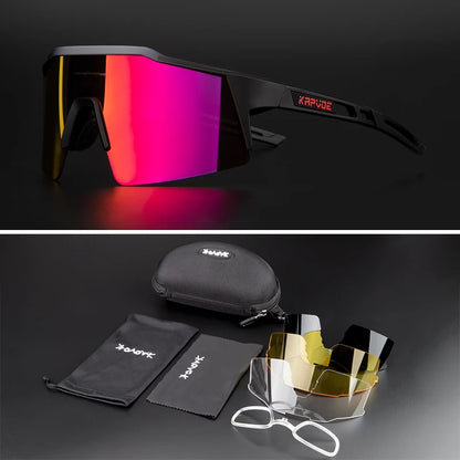 Polarized Cycling Sunglasses Outdoor Bicycle Glasses Men MTB Cycling Glasses Women Road Bike Glasses UV400 Bicycle Sunglasses