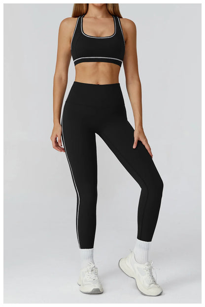 Yoga Set 2/3PCS Sports Outfits Women Clothes Fitness Tracksuit Gym Legging Workout Long Sleeved Female Bra Yoga Suit Sportswear