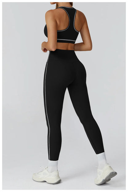 Yoga Set 2/3PCS Sports Outfits Women Clothes Fitness Tracksuit Gym Legging Workout Long Sleeved Female Bra Yoga Suit Sportswear