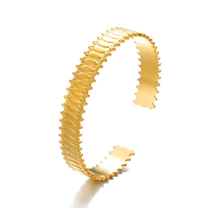 Stainless Steel Bangles Bracelets for women Trendy Aesthetic Opening Bangles Jewelry Wedding Gift pulseras mujer bijoux