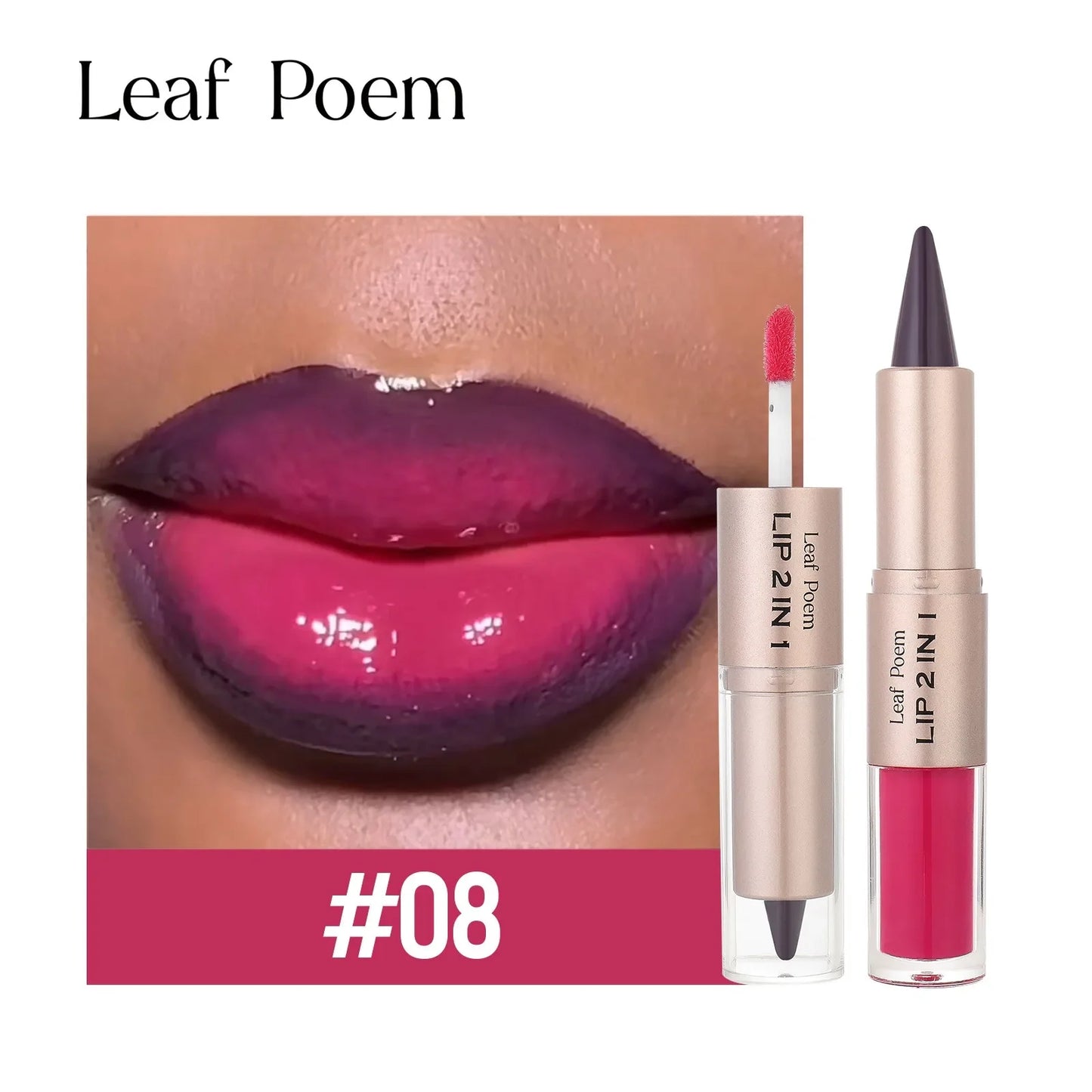 Tapered Lip Liner Lipstick Pen Matte Black Brown Velvet Lipstick Outline Contour Lipliner Water Mirror Moisturizing Lipgloss